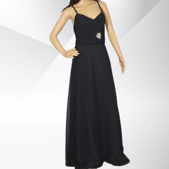 2/$50 Mori Lee by Madeline Gardner Bridesmaid Dress - Size 9/10 Elegant Gown - Picture 1 of 6